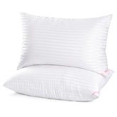 EIUE Hotel Collection Bed Pillows for Sleeping 2 Pack Queen Size,Pillows for Side and Back Sleepers,Super Soft Down Alternative Microfiber Filled Pillows,20 x 30 Inches