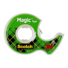 Scotch Magic Tape, Repair Christmas Cards and Use as Holiday Gift Wrap Supplies for Christmas, 3/4 x 300 Inches, 3 Dispensered Rolls