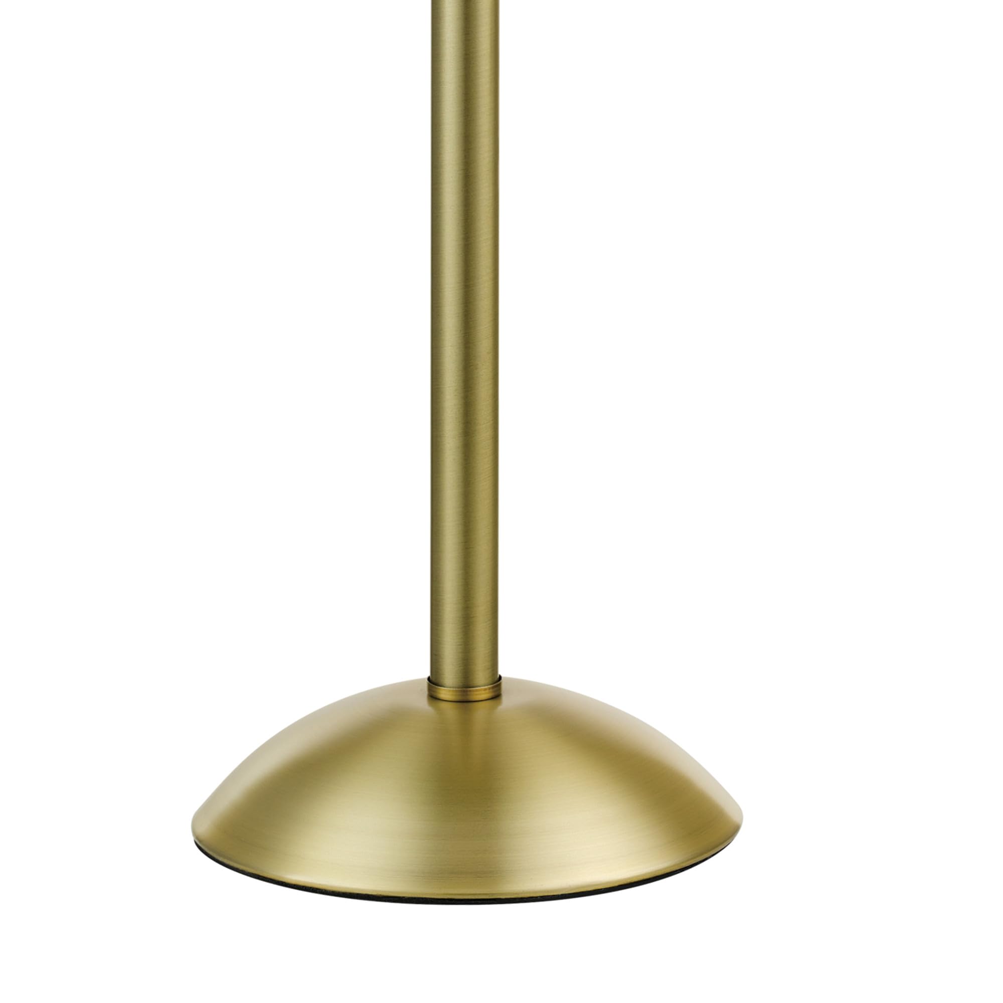 Globe Electric 12976 Haydel 21" 2-Light Table Lamp, Matte Brass, Double On/Off Pull Chain