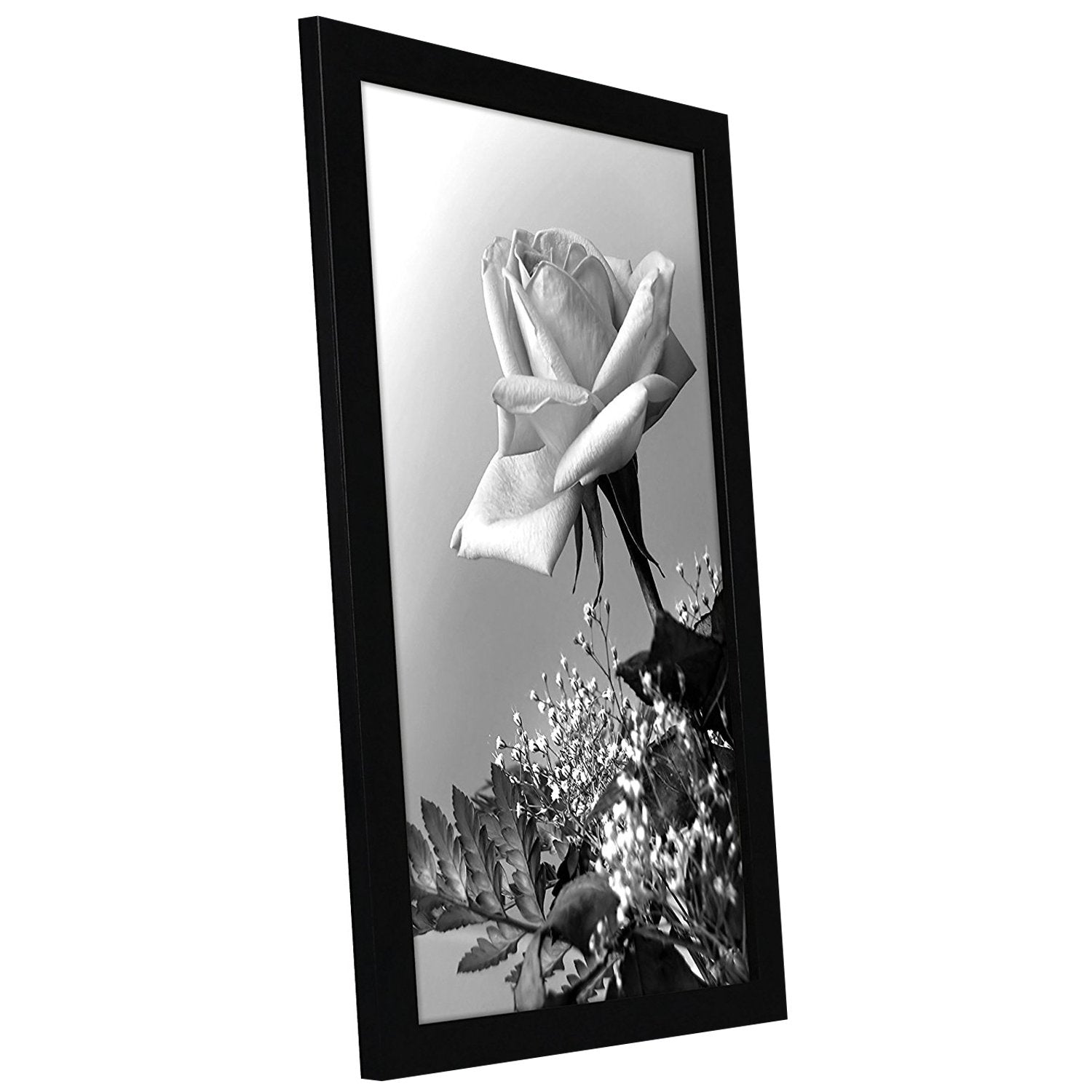 Americanflat 12x18 Poster Frame with Polished Plexiglass - Black Picture Frame with Engineered Wood - Epic Collection - Wide Photo Frame for Wall Display