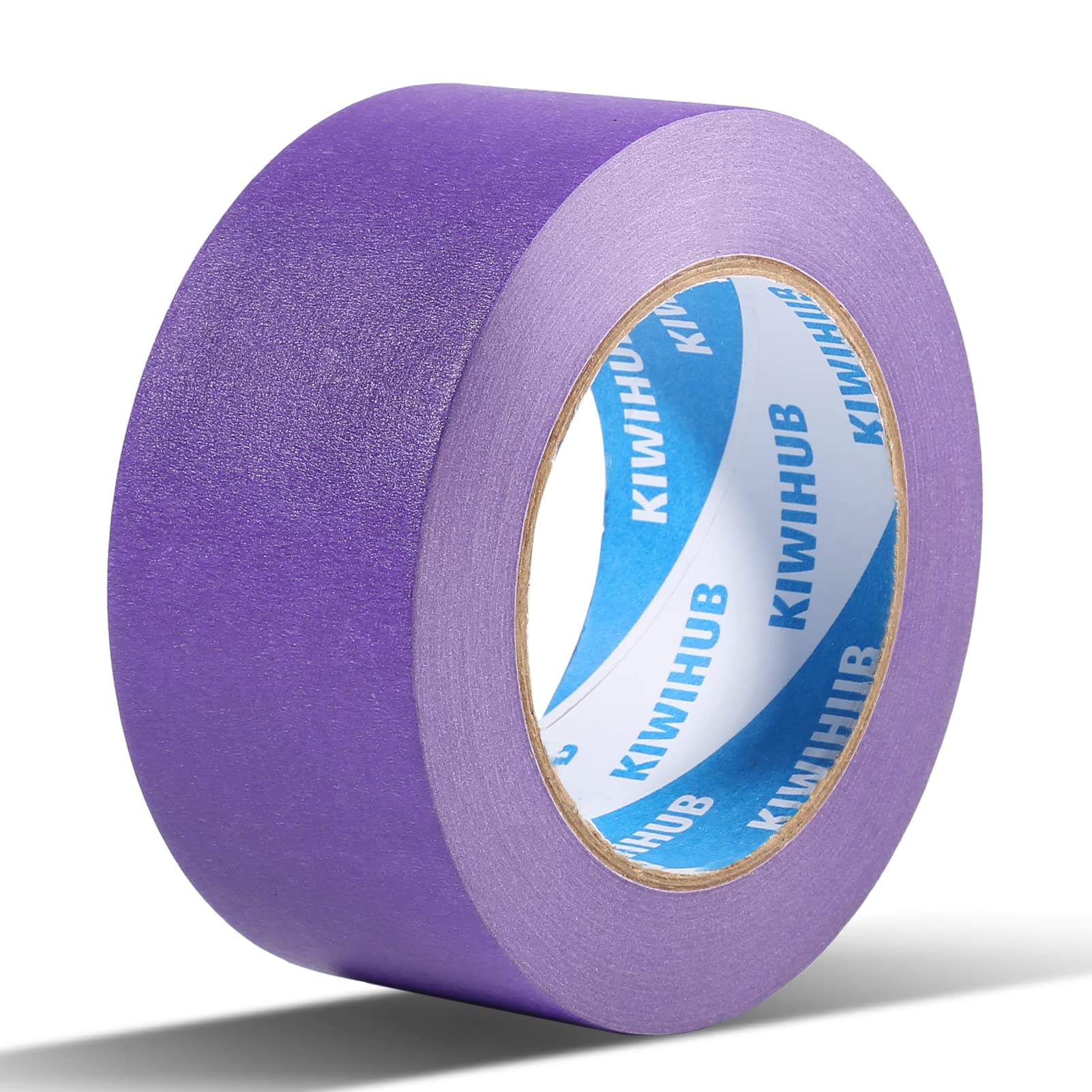 KIWIHUB Purple Painters Tape,2 inch x 60 Yards x 3 Rolls (180 Yards Total) - Medium Adhesive Masking Tape for Painting,Labeling,DIY Crafting,Decoration and School Projects